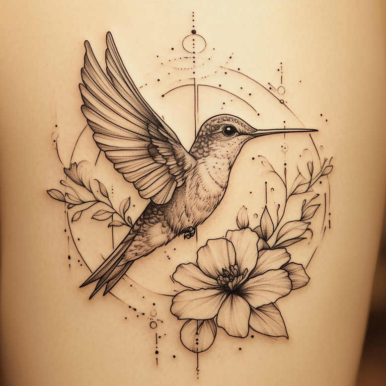 3d-bird-tattoo – tattoo design ideas free ai generated – realism-natural-finish – for-heel – Gallery: other-birds-inkby-ai