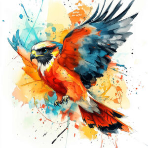 bird-movement-tattoo – tattoo design ideas free ai generated – neotraditional-classic-motifs – for-calf – Gallery: other-birds-inkby-ai