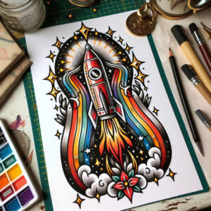 feathered-bird-tattoo – tattoo design ideas free ai generated – surrealism-subconscious-themes – for-fingers – Gallery: other-birds-inkby-ai