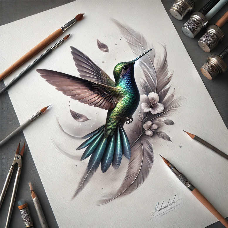 nature-bird-tattoo – tattoo design ideas free ai generated – realism-emotional-realism – for-back-of-neck – Gallery: other-birds-inkby-ai