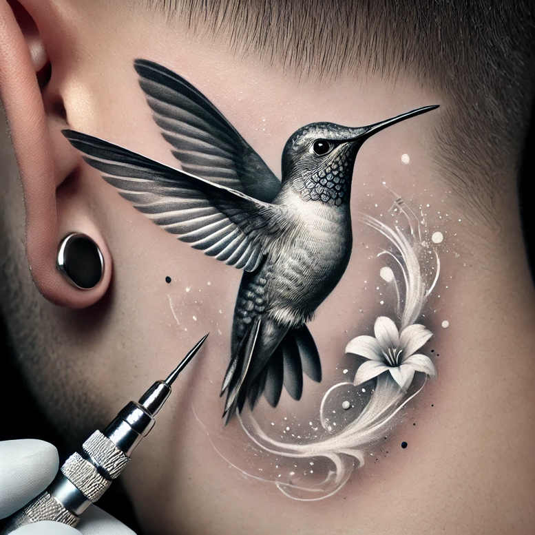 other-birds tattoo design ideas fisheye graceful lines for back shoulder
