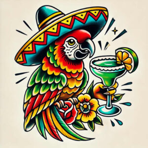 other-birds tattoo design ideas strong contrast sharp beaks determination and power