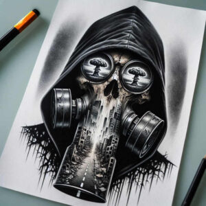 dark-figure-tattoo – tattoo design ideas free ai generated – neotraditional-expressive-color – for-ribs – Gallery: other-dark-inkby-ai