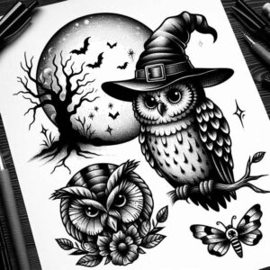 dark-sensory-tattoo – tattoo design ideas free ai generated – realism-real-ink-flow – for-ankle – Gallery: other-dark-inkby-ai