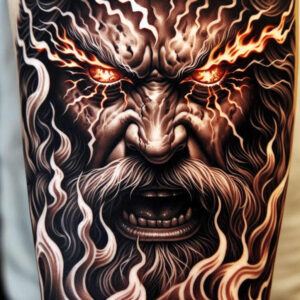 dark-spiritual-tattoo – tattoo design ideas free ai generated – neotraditional-classic-motifs – for-temple – Gallery: other-dark-inkby-ai