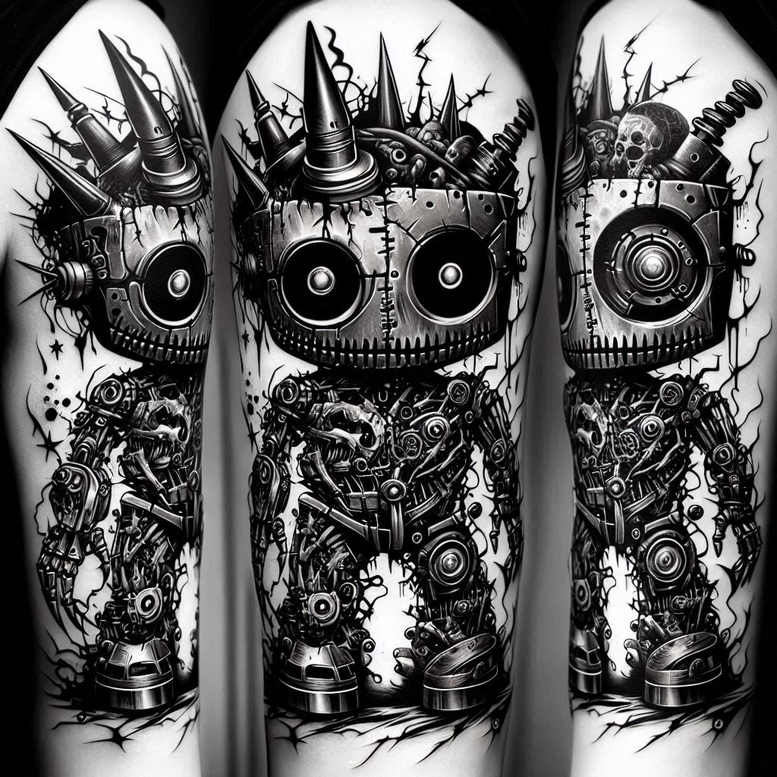 dark-spiritual-tattoo – tattoo design ideas free ai generated – realism-depth-shading – for-full-back – Gallery: other-dark-inkby-ai