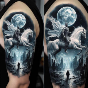 other-dark tattoo design ideas decorative flourishes cobweb for hip