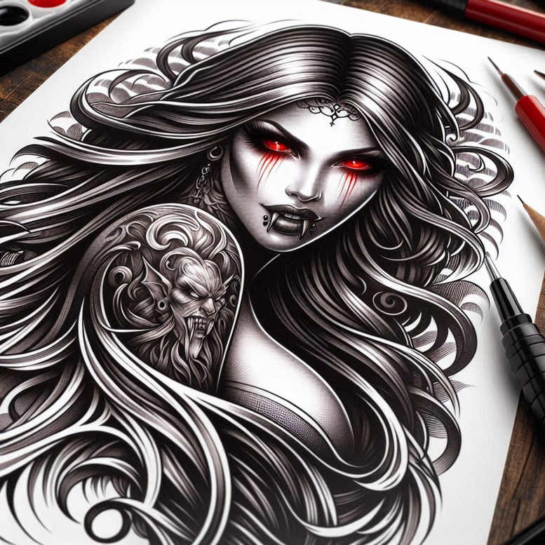 other-dark tattoo design ideas Realism skin realism cobweb strength and power