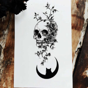 other-dark tattoo design ideas Surrealism esoteric cursed for triceps