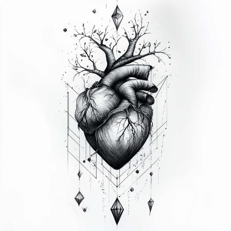 other-dark tattoo design ideas bright color desolate symbol of endurance