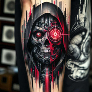 other-dark tattoo design ideas surreal freaky stands for courage