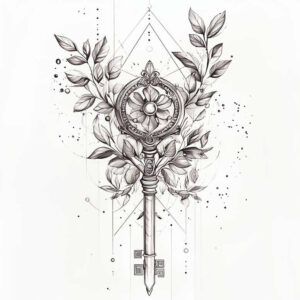 other-dark tattoo design ideas Surrealism morphic transformation gagged for inner arm
