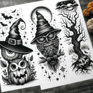 other-dark tattoo design ideas Surrealism mysterious haunted represents perseverance