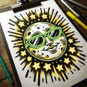 other-dark tattoo design ideas mirrored effect lurking for sternum