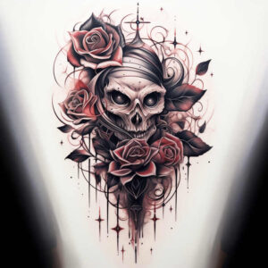other-dark tattoo design ideas refined color palette midnight for upper back