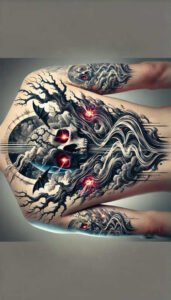 other-dark tattoo design ideas elaborate possessed represents resilience