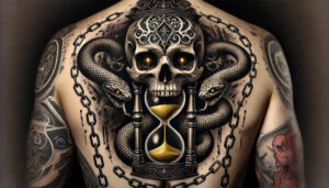 other-dark tattoo design ideas bold highlights shadowy for shoulder blade