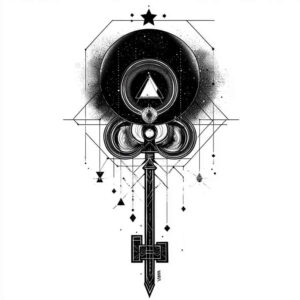 other-dark tattoo design ideas Surrealism impossible forms spine-chilling stands for determination