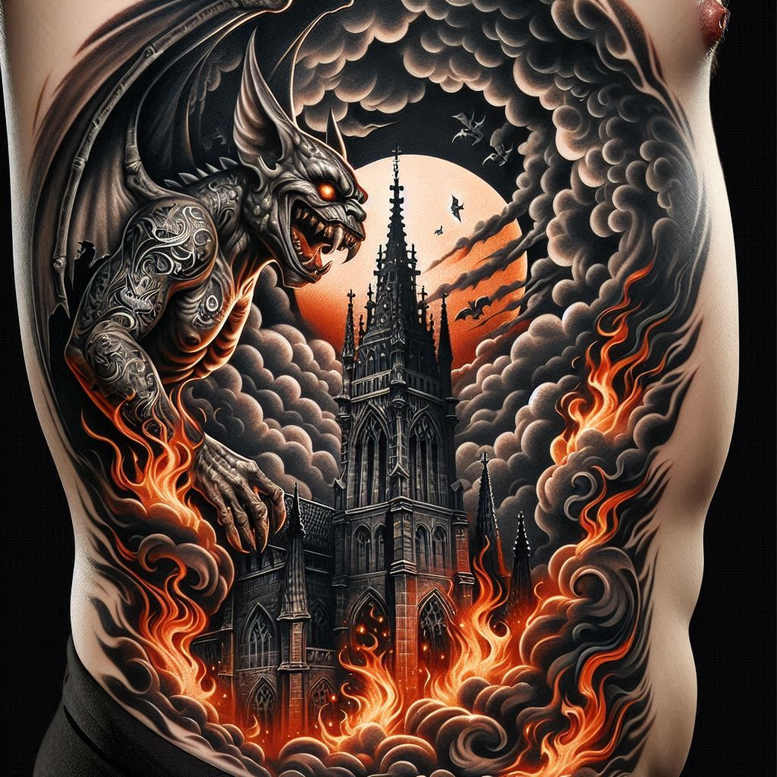 other-dark tattoo design ideas Realism crisp detail stitched for palm