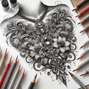 delicate-ornaments – tattoo design ideas free ai generated – micro-art – for-side – Gallery: other-delicate-inkby-ai