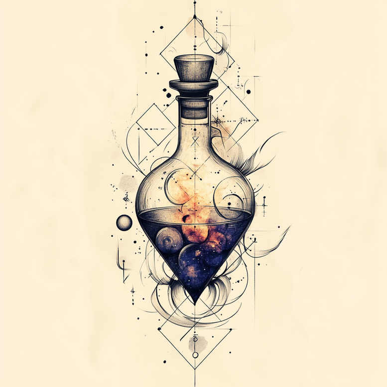 fine-details – tattoo design ideas free ai generated – silent – for-lower-chest – Gallery: other-delicate-inkby-ai