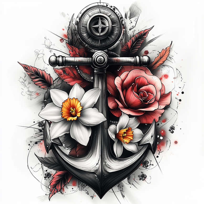 minimalist-patterns – tattoo design ideas free ai generated – minimalist – for-knee – Gallery: other-delicate-inkby-ai
