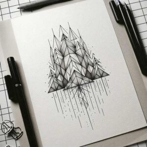 other-delicate tattoo design ideas empty space soft edges symbol of strength