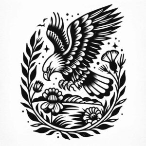 tattoos-with-soft-color – tattoo design ideas free ai generated – short-stroke – for-back-shoulder – Gallery: other-delicate-inkby-ai