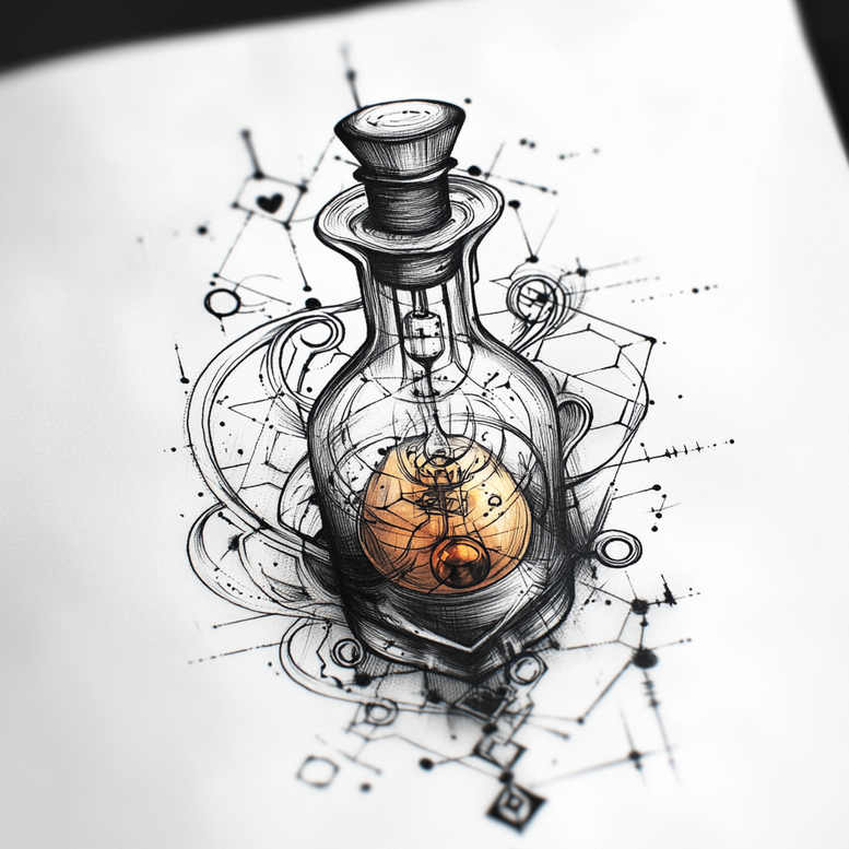 thin-lines – tattoo design ideas free ai generated – airy – for-full-back – Gallery: other-delicate-inkby-ai