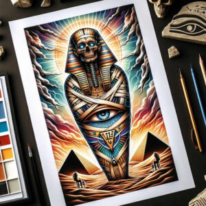 egyptian-water-tattoo-realism-high-definition-for-heel – tattoo design ideas free ai generated – Gallery: other-egypt-inkby-ai