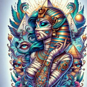 egyptian-power-tattoo-realism-photo-realistic-for-back-of-neck – tattoo design ideas free ai generated – Gallery: other-egypt-inkby-ai