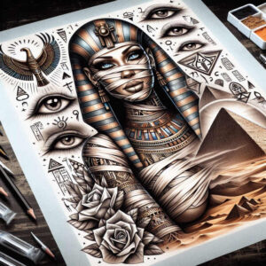 egyptian-history-tattoo-realism-realistic-shadowing-for-chest – tattoo design ideas free ai generated – Gallery: other-egypt-inkby-ai