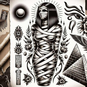 egyptian-sculpture-tattoo-neotraditional-clean-fill-for-full-back – tattoo design ideas free ai generated – Gallery: other-egypt-inkby-ai