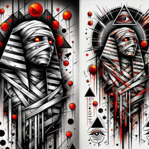 egyptian-animal-tattoo-surrealism-enigmatic-aura-for-ribs – tattoo design ideas free ai generated – Gallery: other-egypt-inkby-ai