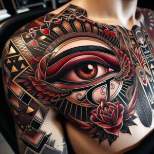 other-egypt tattoo design ideas Realism clean background hieroglyphs resilience and power