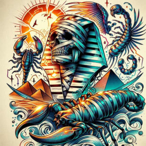 other-egypt tattoo design ideas classic motifs pharaoh symbol of strength