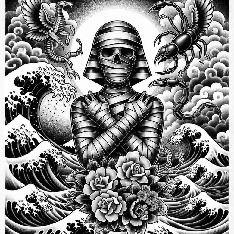 other-egypt tattoo design ideas Realism photographic quality sun shows perseverance