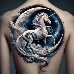 fantasy-realm-tattoo-neotraditional-bold-color-for-temple – tattoo design ideas free ai generated – Gallery: other-fantastic-inkby-ai