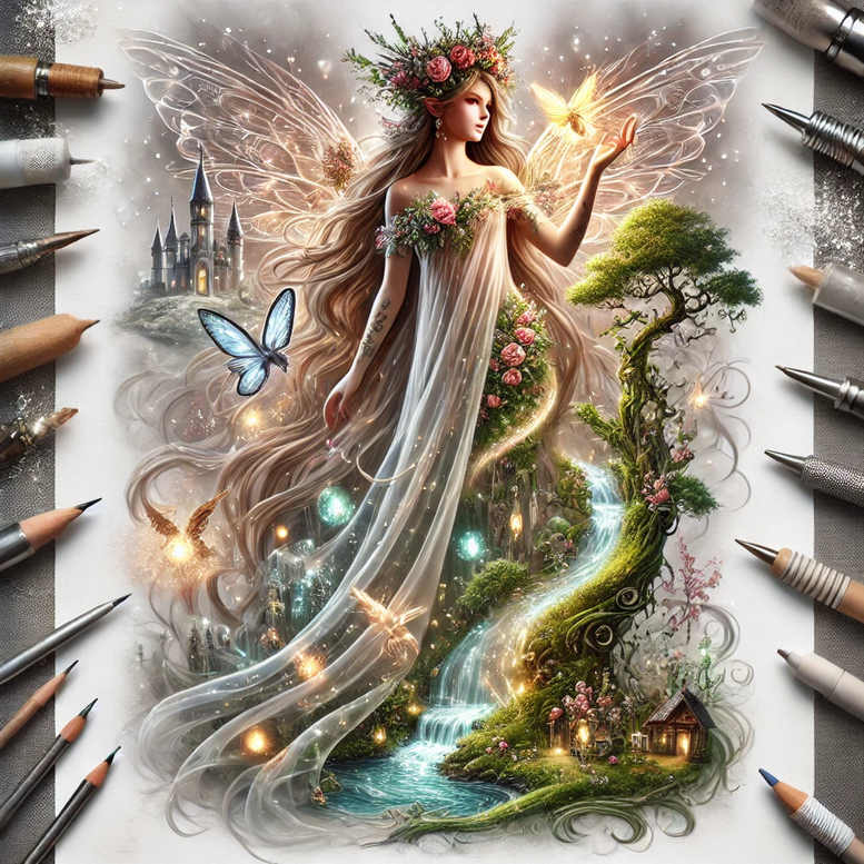 tactile-shading – tattoo design ideas free ai generated – crisp-outline – for-ribs – Gallery: other-fantastic-inkby-ai