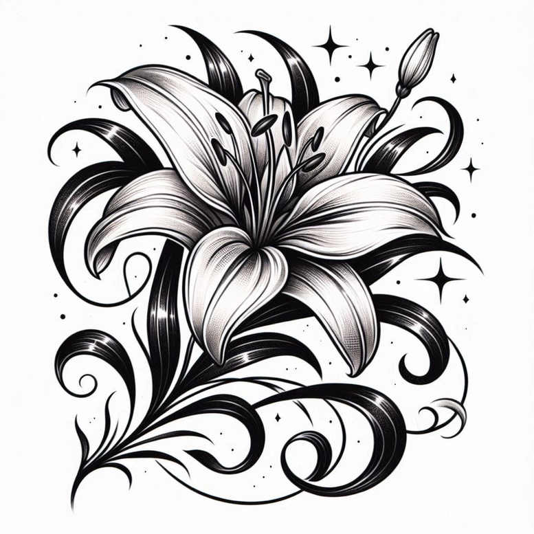 3d-flower-tattoo – tattoo design ideas free ai generated – realism-emotional-depth – for-lower-arm – Gallery: other-flowers-inkby-ai