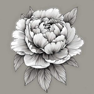 flower-light-tattoo – tattoo design ideas free ai generated – neotraditional-vivid-gradients – for-upper-chest – Gallery: other-flowers-inkby-ai