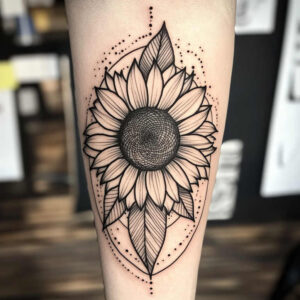 flowers-with-contour – tattoo design ideas free ai generated – surrealism-dreamlike – for-stomach – Gallery: other-flowers-inkby-ai