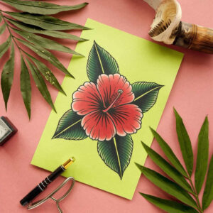 flowers-with-detail – tattoo design ideas free ai generated – surrealism-shimmering-forms – for-wrist-side – Gallery: other-flowers-inkby-ai