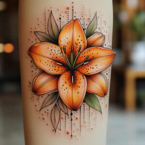 flowers-with-organic-lines – tattoo design ideas free ai generated – neotraditional-bold-highlights – for-ribs – Gallery: other-flowers-inkby-ai