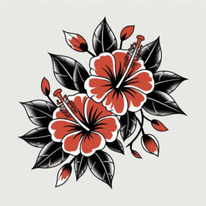 for-women-floral-tattoo – tattoo design ideas free ai generated – realism-dimensional-ink – for-lower-chest – Gallery: other-flowers-inkby-ai