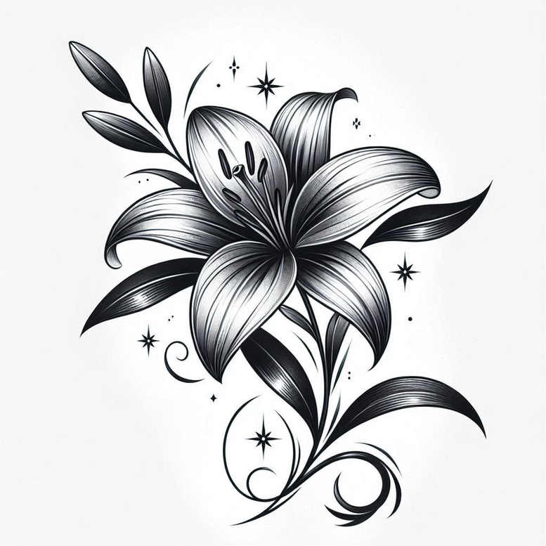 other-flowers tattoo design ideas silent harmonious for abdomen