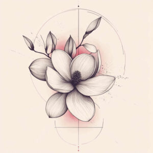 other-flowers tattoo design ideas unembellished layered shading for abdomen