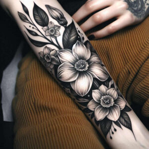 other-flowers tattoo design ideas dainty ornamental for stomach
