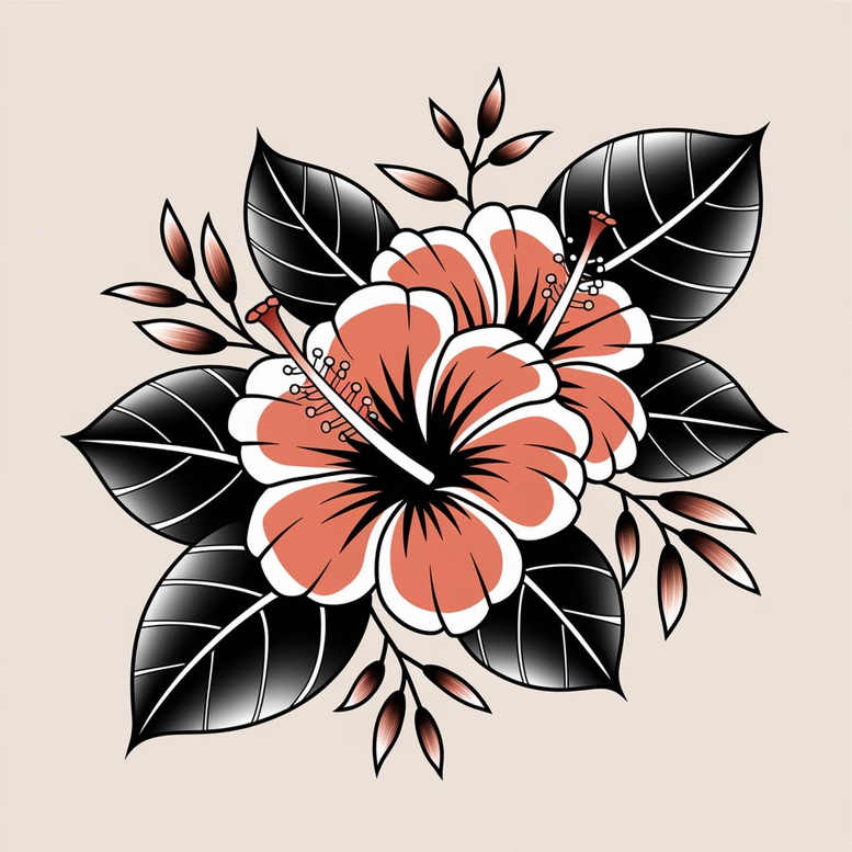other-flowers tattoo design ideas no background ornamental for triceps