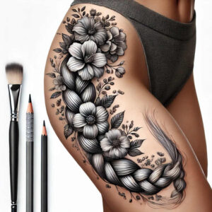 other-flowers tattoo design ideas silent soft edges for biceps